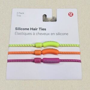 Lululemon silicone hair ties brand new